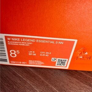 Nike Legend Essential 3 - Black, White, and Gray